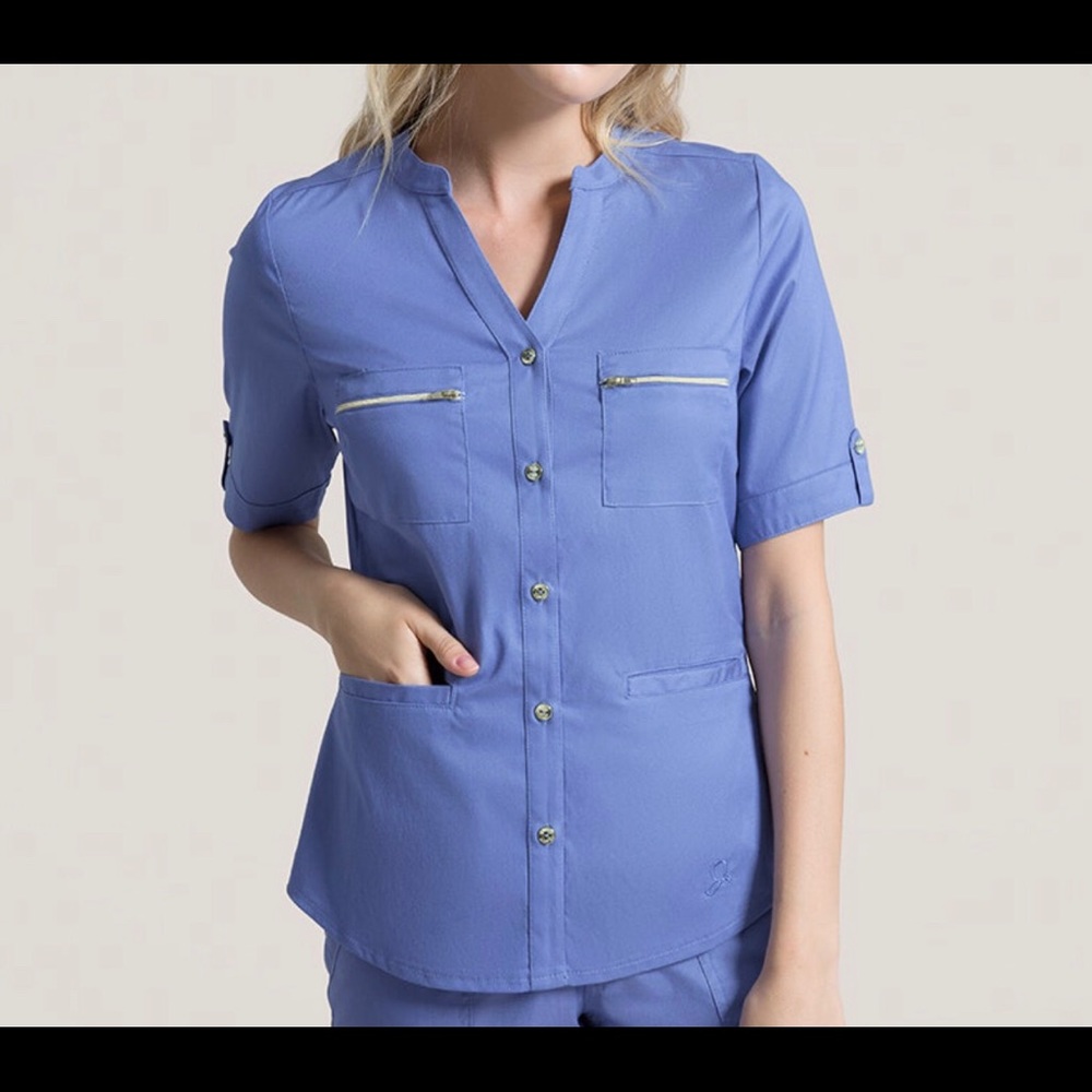 Jaanuu Button Down Top - image 1